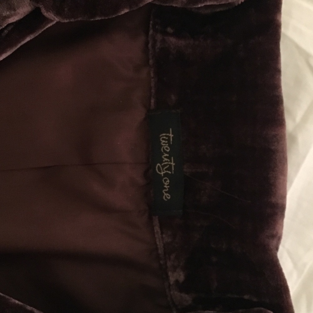 Forever 21 Cocoa Velvet Jacket - Picture 4 of 4